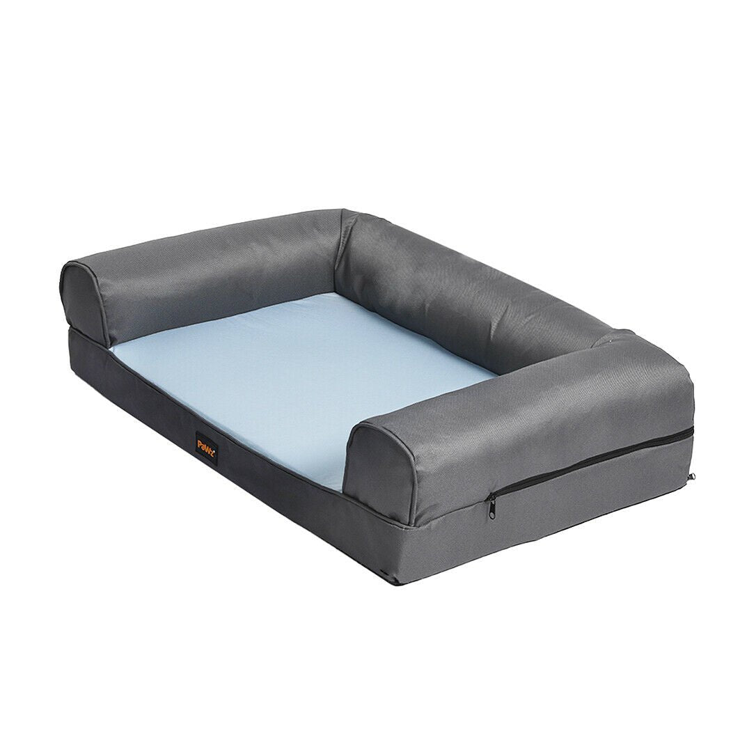 Summer Cooling Insect Prevention Dog Bed Sofa - Grey